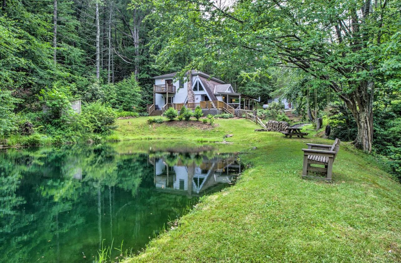 Serene Todd Getaway With Private Pond And Creek Views! ภายนอก รูปภาพ